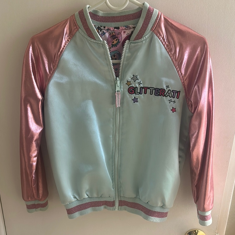 LOL Surprise Glitterati Pink and Blue Bomber Jacket